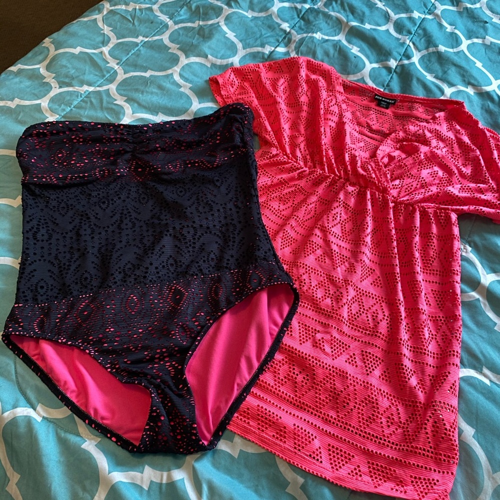 Bathing suit and cover up